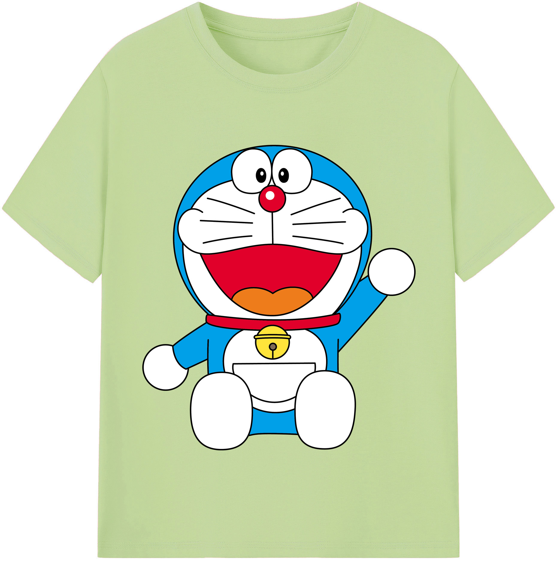 （画像用） ドラえもん Doraemon 綿100％半袖Tシャツ（フロントプリント）